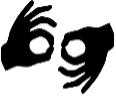 international symbol for american sign language