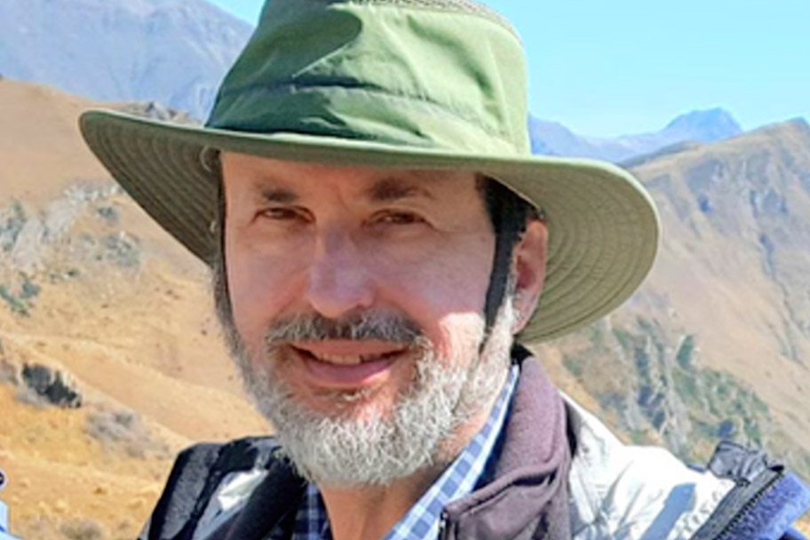 Man hiking outdoors