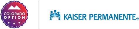 Colorado option y Kaiser Permanente logos