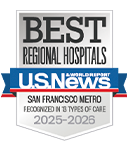 Distintivo de U.S. News & World Report para los mejores hospitales a nivel regional