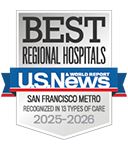 Distintivo de U.S. News & World Report para los mejores hospitales a nivel regional
