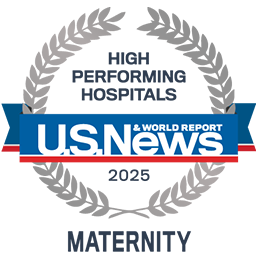 Reconocimiento: US News and World Report High Performing Maternity Hospital 2025