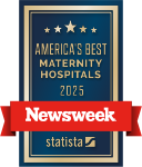 Distintivo de Newsweek para los mejores hospitales de maternidad de Estados Unidos