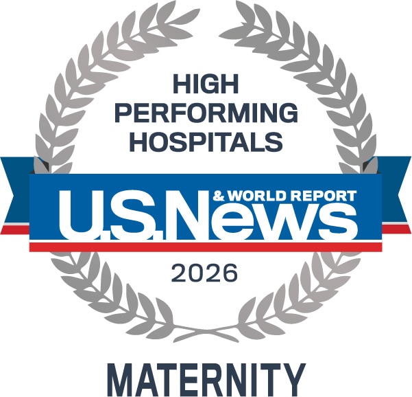 Reconocimiento: US News and World Report High Performing Maternity Hospital 2026