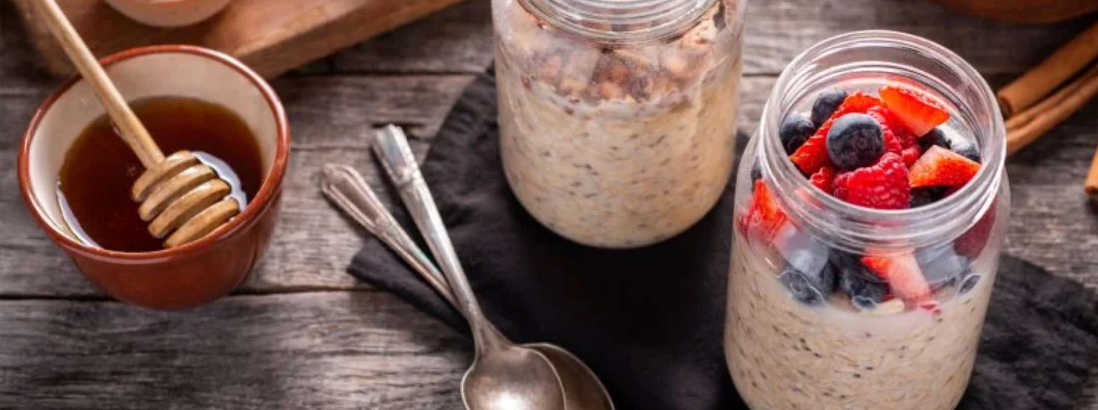 Overnight oats 4-ways