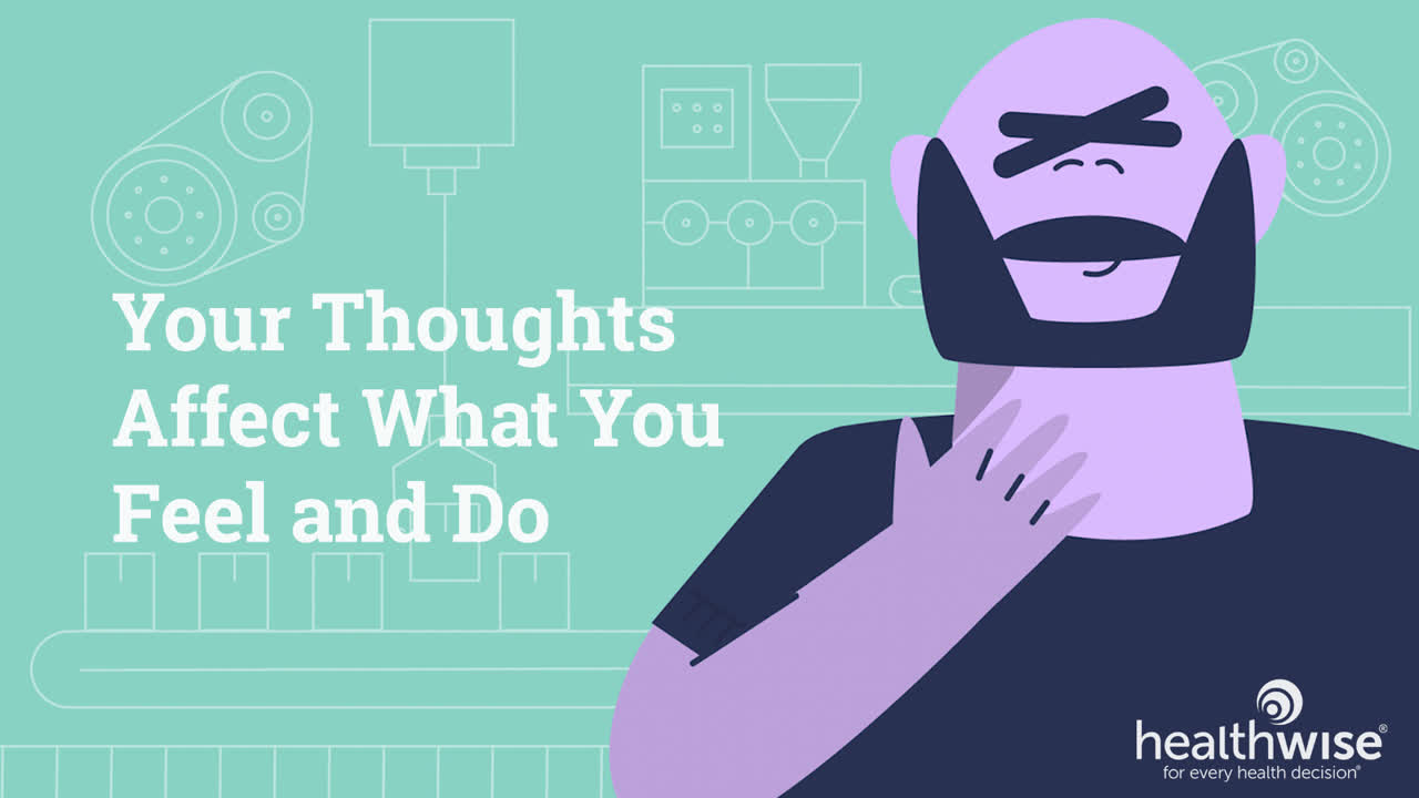 Ilustración de una persona con barba. 