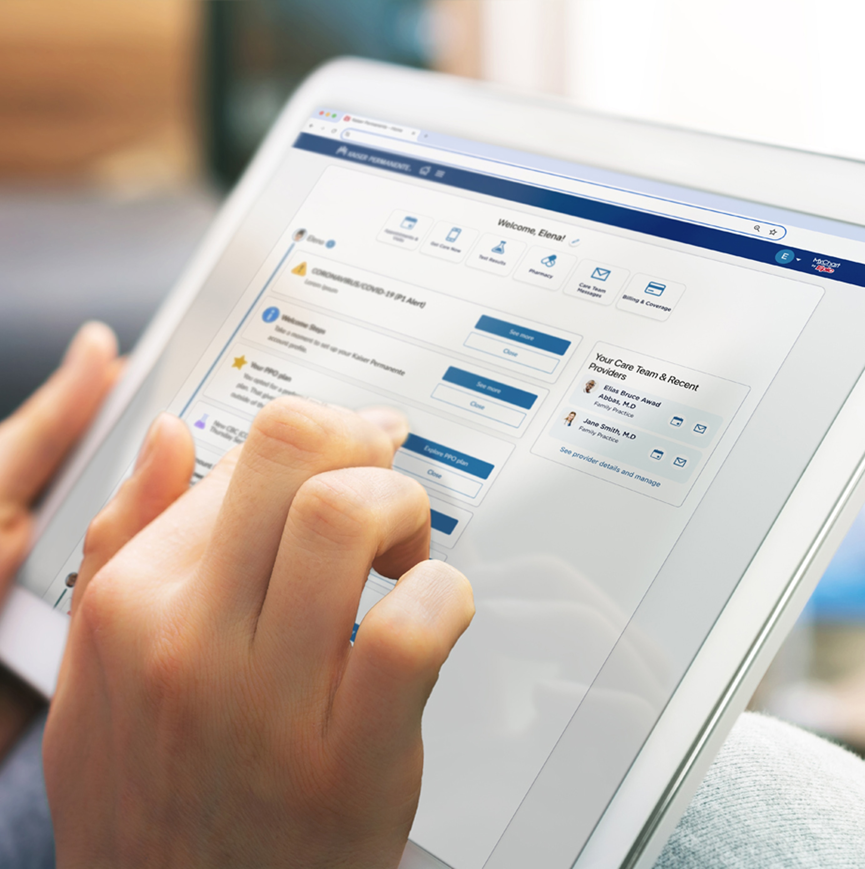 Explore your new homepage