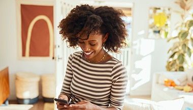 woman on cell phone