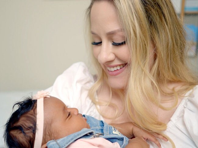 Karissa Yoakum and baby