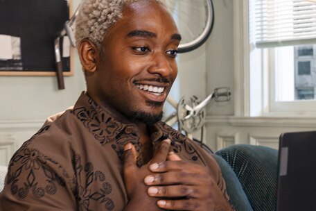 Person smiling