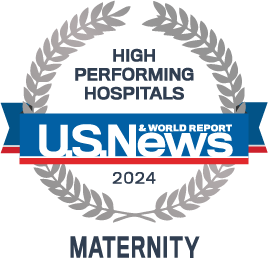 Reconocimiento: US News and World Report High Performing Maternity Hospital 2024