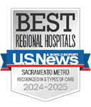 Distintivo de U.S. News & World Report para los mejores hospitales a nivel regional