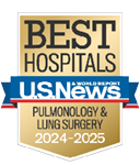 Distintivo de U.S. News & World Report para los mejores hospitales a nivel nacional