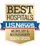 Distintivo de U.S. News & World Report para los mejores hospitales a nivel nacional