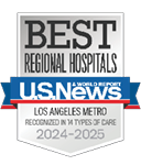 Distintivo de U.S. News & World Report para los mejores hospitales a nivel regional
