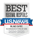 Distintivo de U.S. News & World Report para los mejores hospitales a nivel regional